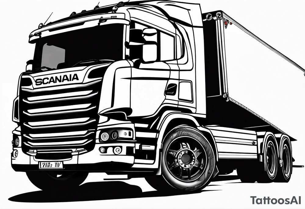 Scania v8 tattoo idea