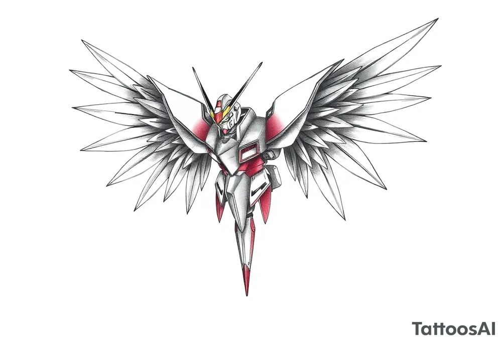 Wing Gundam tattoo idea