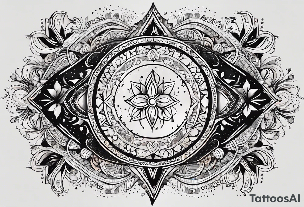 The words "You are a beloved of the universe. You are
as beautiful as the sunrise and as ancient
as the stars. You are a spark of divine love
in human form. Through you goodness &
light flow into this world. Bless you." tattoo idea