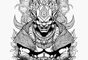 kid buu tattoo idea