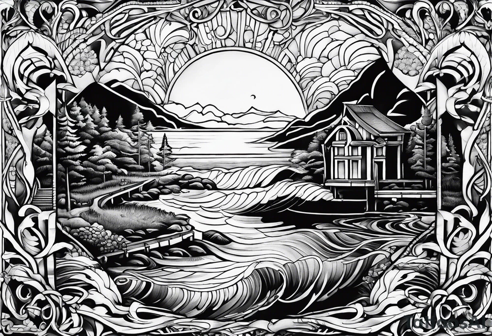 Whidbey Island tattoo idea
