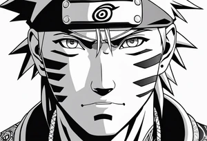 Naruto mixed with one piece tattoo idea