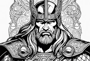 The Mighty Thor from the 1980's comics tattoo idea