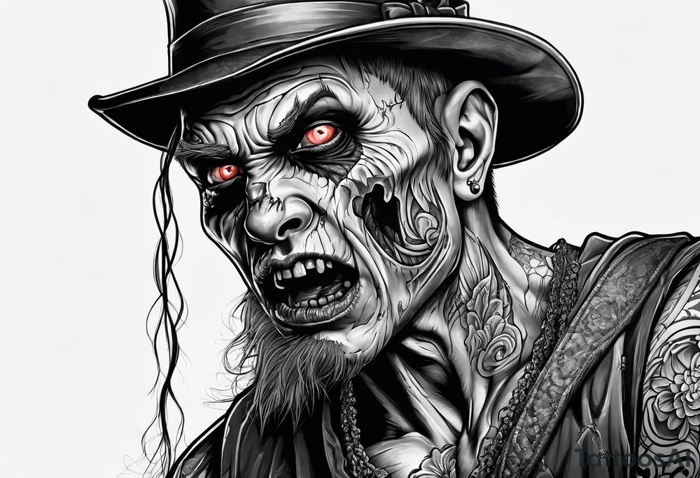 Zombie tattoo idea