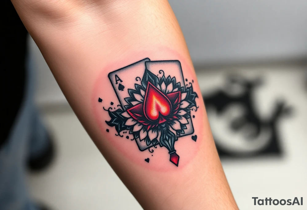 poker tattoo idea