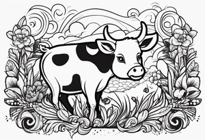 Animais de fazenda tattoo idea