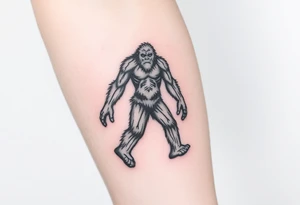 Bigfoot tattoo idea