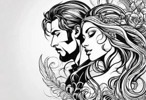 Scorpio Leo couple tattoo idea