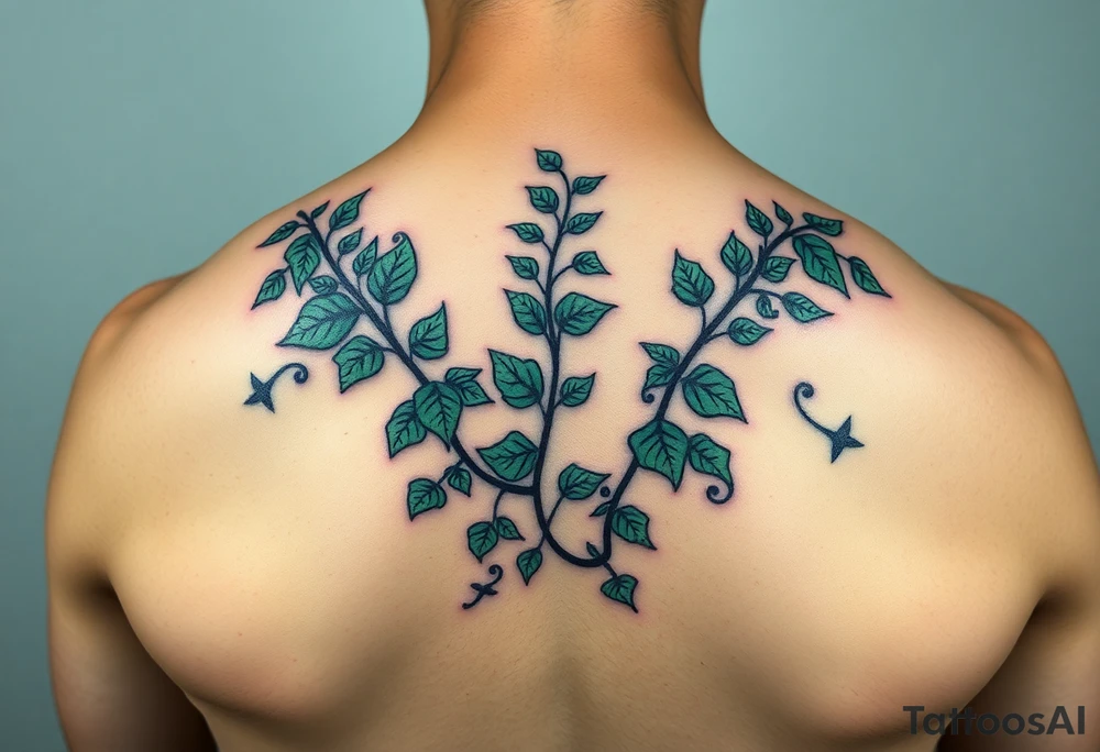 Ivy arms flora arms tattoo idea