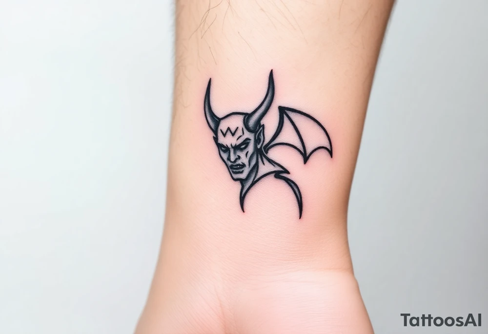 Devil tattoo tattoo idea