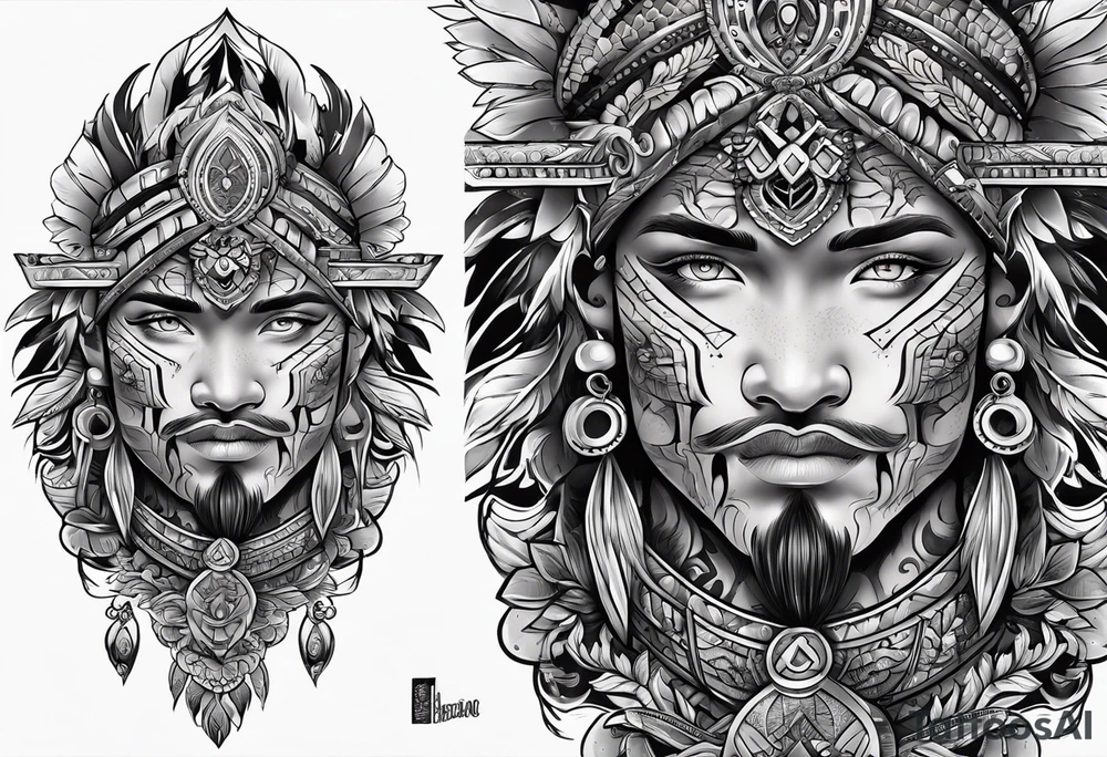 Athabascan tattoo idea