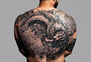 Full back tattoo covering the whole back tattoo idea