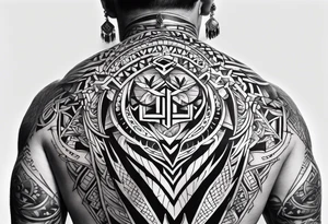 Scottish tribal tattoo idea