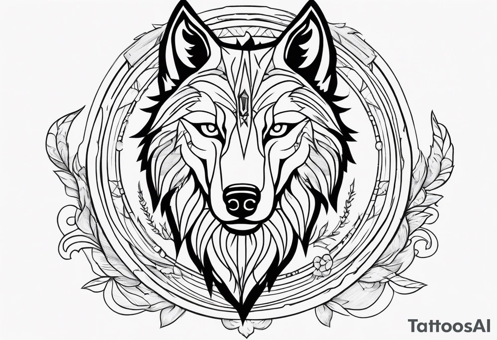Lobo wolf for a male tattoo tattoo idea