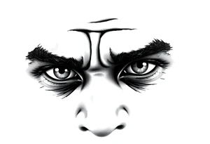 the words action beats anxiety with someone eyes who look extremely focused use lebron James game 6 vs Celtics tattoo idea