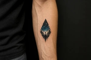 I got lost in the starrs only to be left in the dark tattoo idea