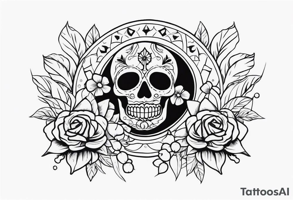 La muerte tattoo idea