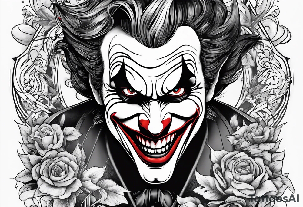 outer forearm joker tattoo tattoo idea