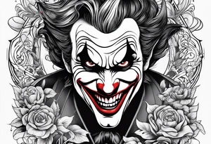outer forearm joker tattoo tattoo idea