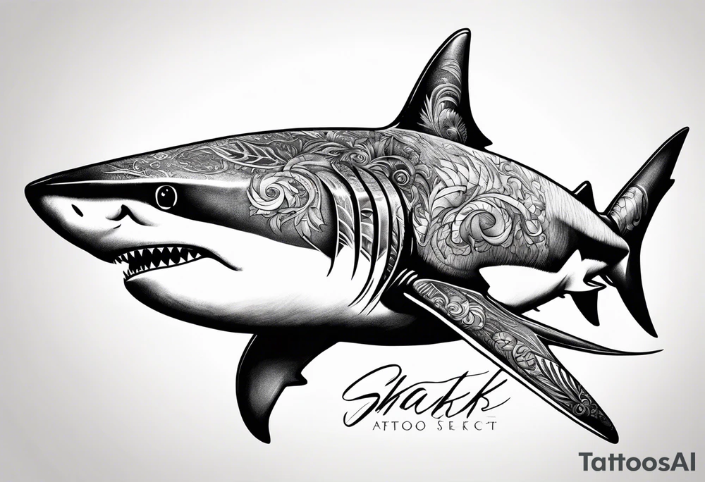 Shark tattoo idea