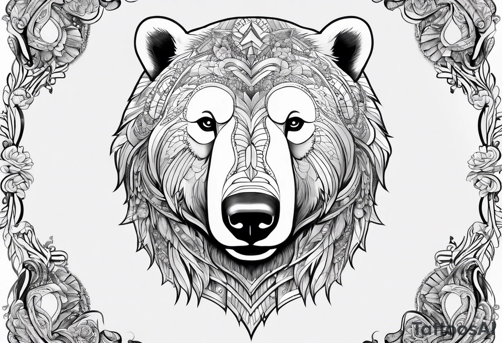 polar bear godfather tattoo idea