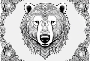 polar bear godfather tattoo idea