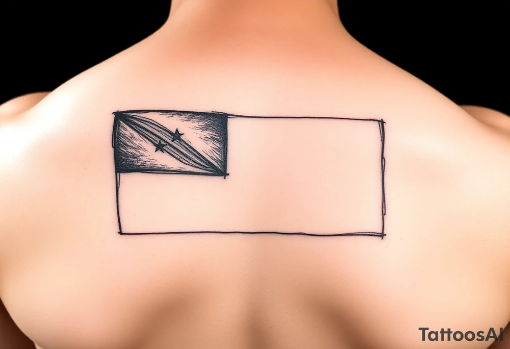 Palau flag tattoo idea