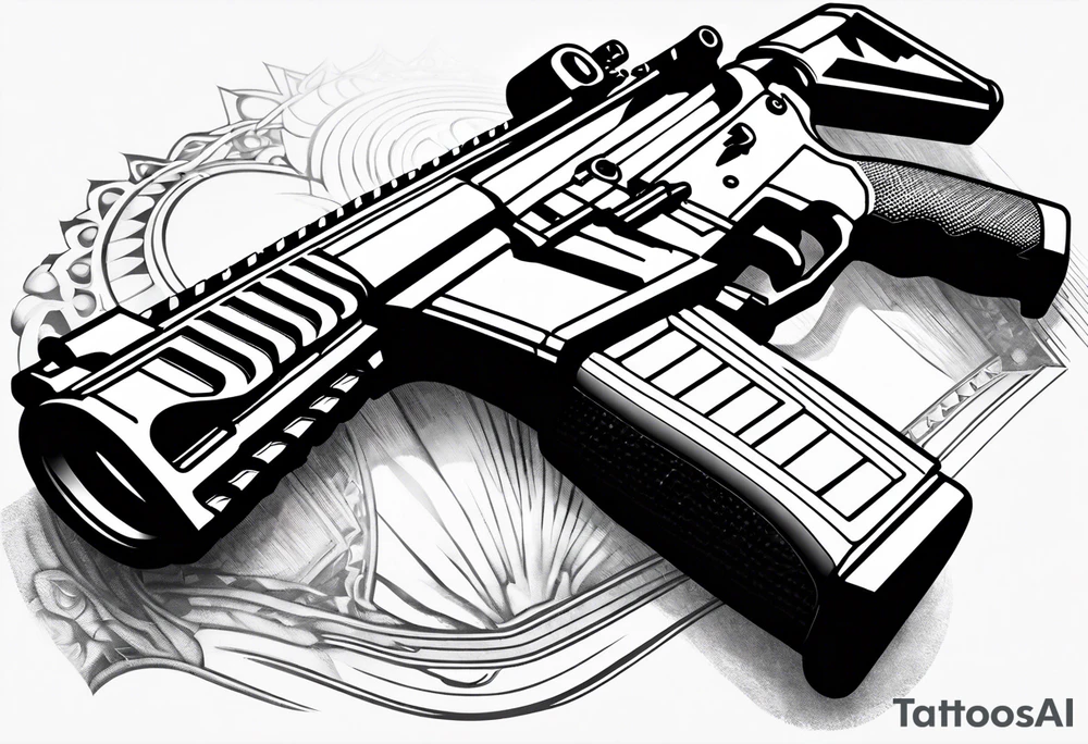 Ar 15 tattoo idea