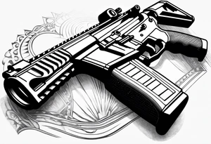 Ar 15 tattoo idea