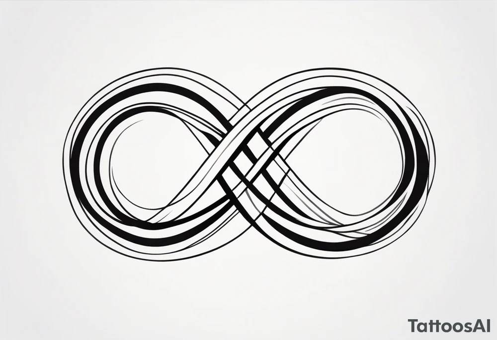 Basic infinity symbol tattoo idea