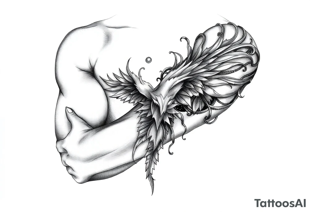 It is during our darkest moments that we must focus to see the light tattoo idea