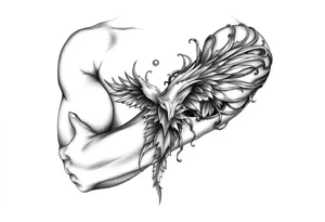 It is during our darkest moments that we must focus to see the light tattoo idea