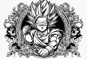 dragon ball tattoo idea