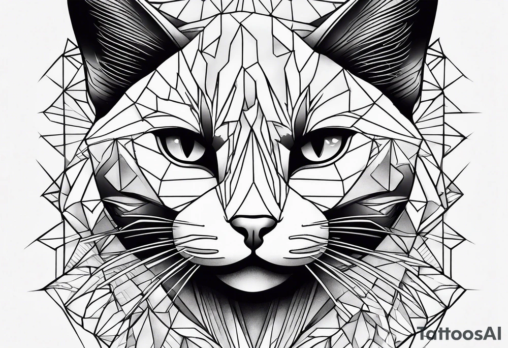 Black Cat tattoo idea