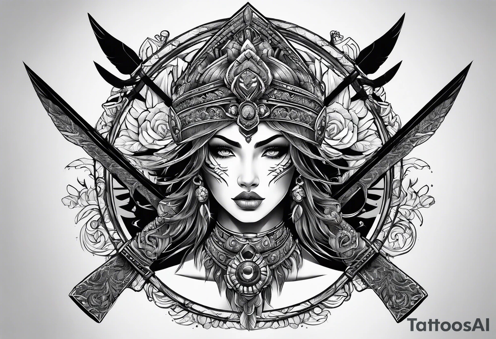 Warrior tattoo idea