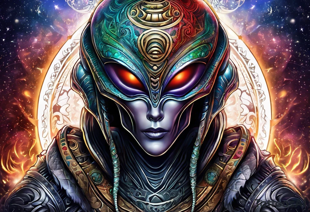 alien ideograms tattoo idea