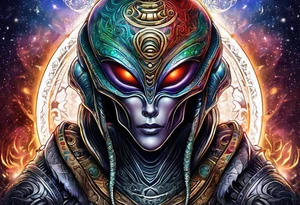 alien ideograms tattoo idea