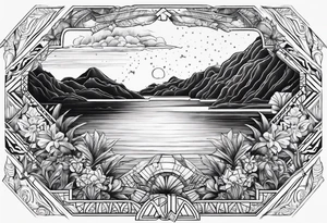 Palau island tattoo idea