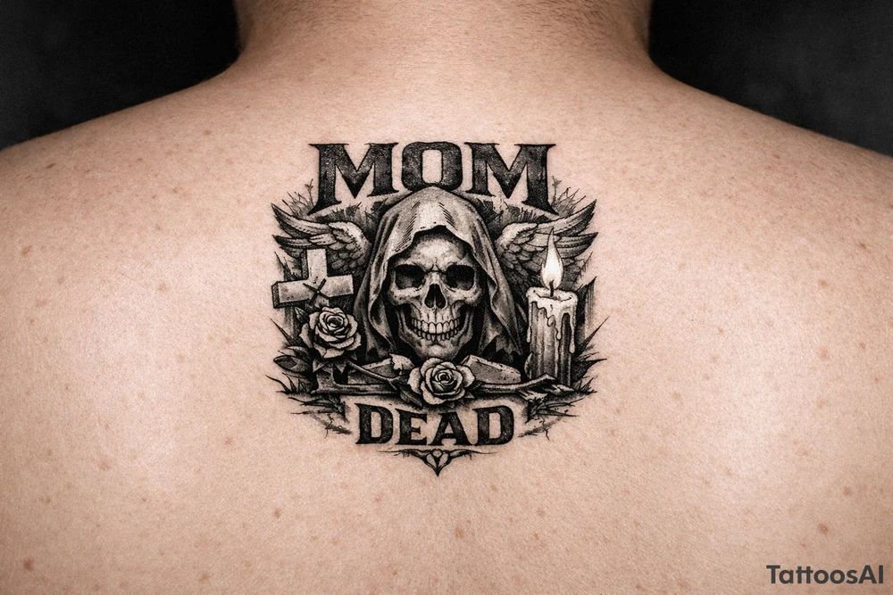tattoe mom dead tattoo idea
