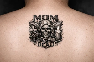 tattoe mom dead tattoo idea