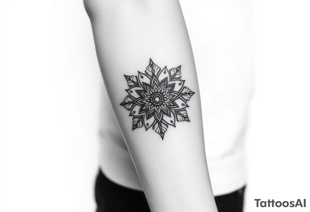 mandala ja shaman tattoo idea