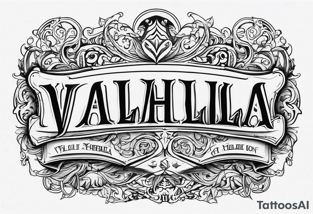 Valhalla tattoo idea