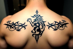 Leo zodiac sign tattoo idea