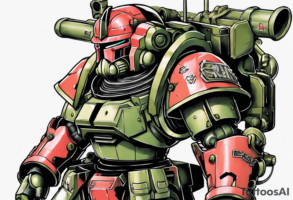 Zaku II tattoo idea