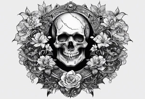 Dark time tattoo idea