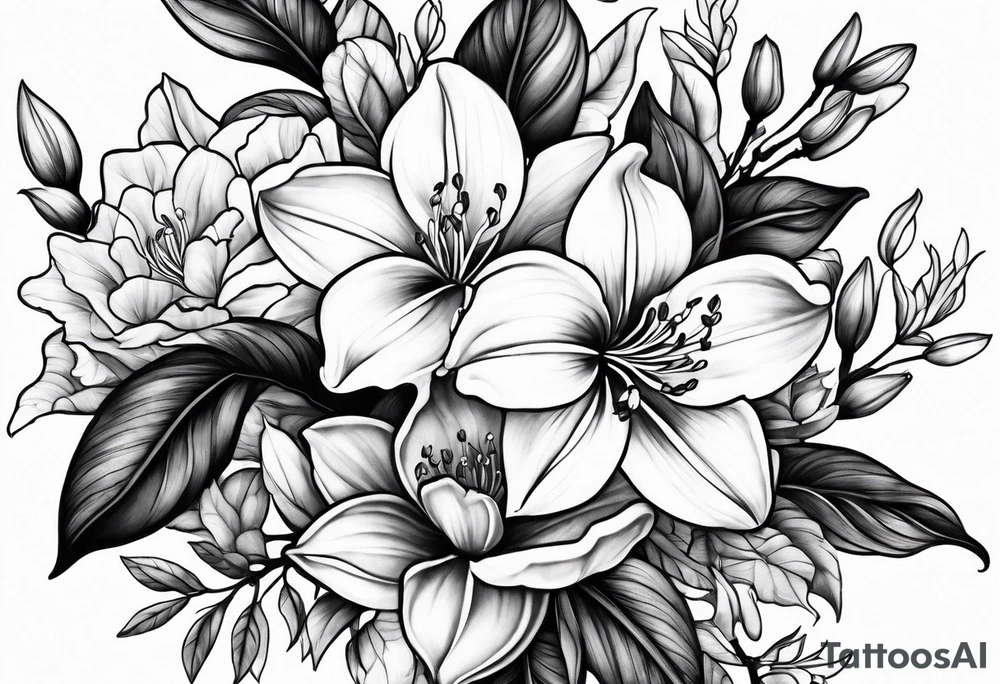 Azaleas tattoo idea