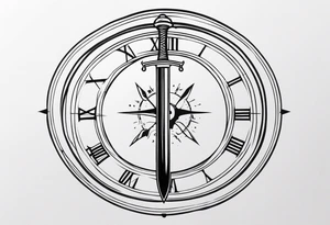 About time travel and i also want sword tattoo idea
