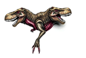 dinosaur tattoo idea