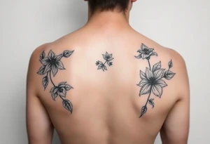 Poison ivy and water Lilly sleeves for female tattoo idea