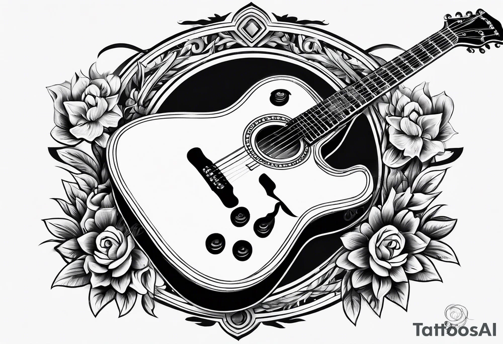 Guitar tattoo idea